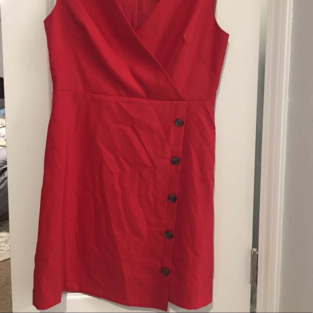 Loft vintage red dress